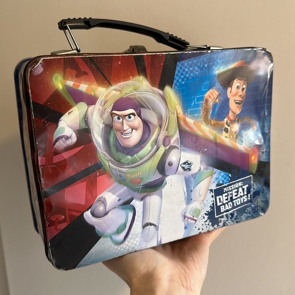 Vintage Toy Story “Heroes in Training” Tin Lunch Box